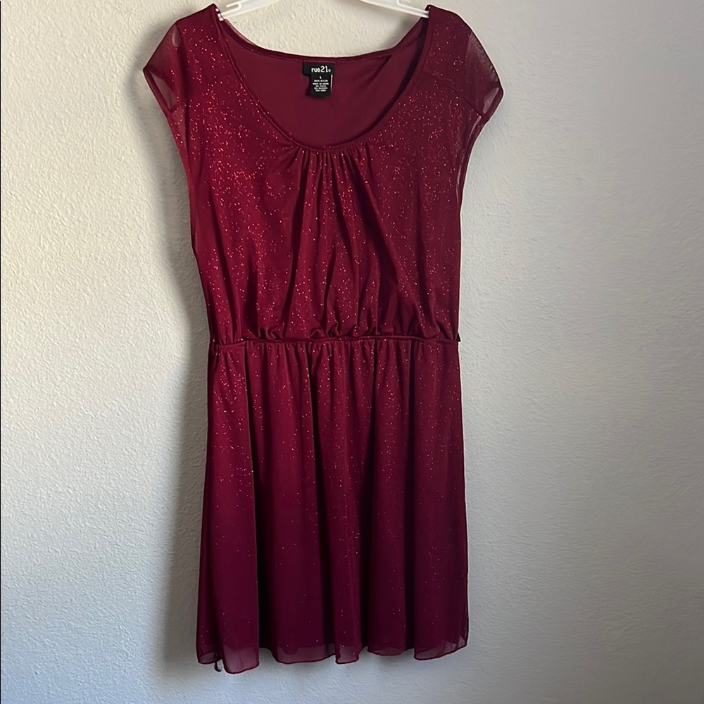 Red Glittery Dress